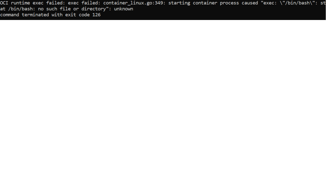 Unable to start container process exec. Kubectl Wallpaper.